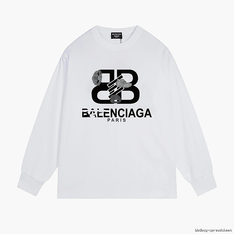 Balenciaga BB Series Simple White T-shirt