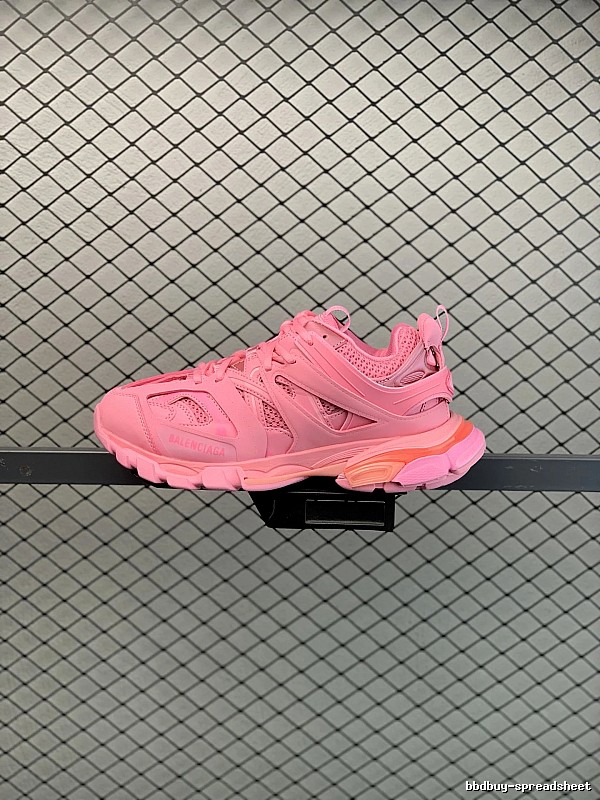 Balenciaga Chunky Runners in Bright Pink with Oversized Sole