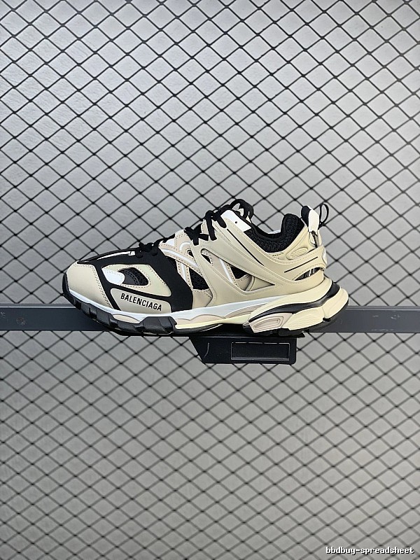 Balenciaga Chunky Runners with Two-Tone Overlays in Black and White