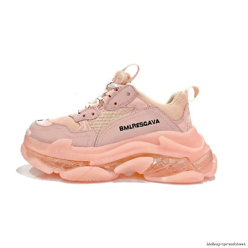 Balenciaga dad-style pink shoes