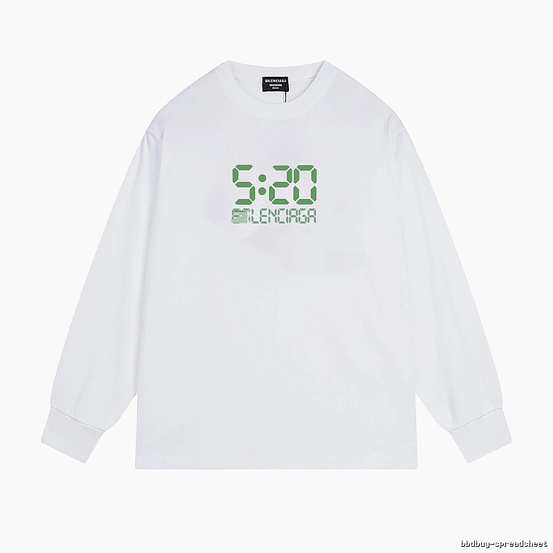 Balenciaga digital-style white T-shirt