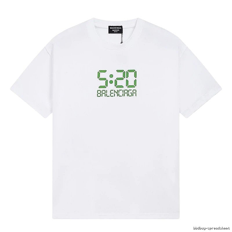 Balenciaga digital-style white T-shirt