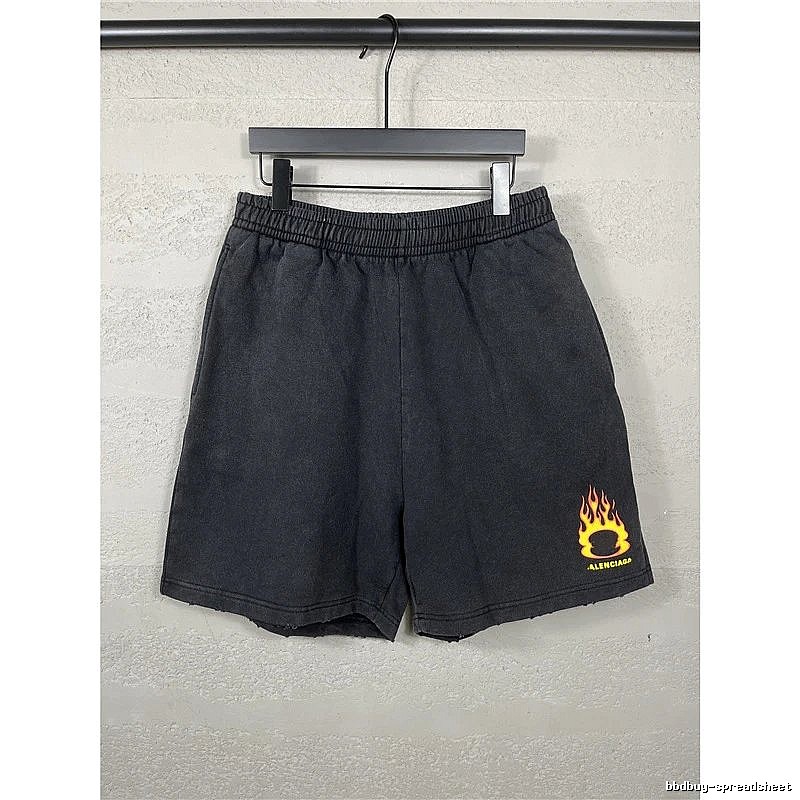Balenciaga Flame Style Shorts
