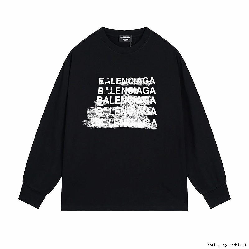 Balenciaga graffiti-style black T-shirt