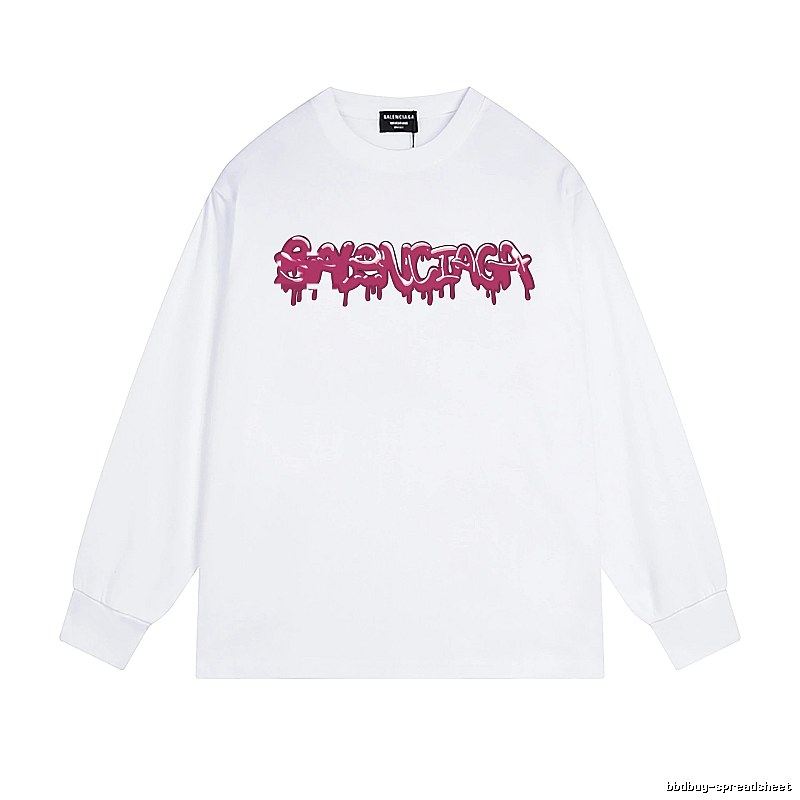 Balenciaga graffiti-style white T-shirt