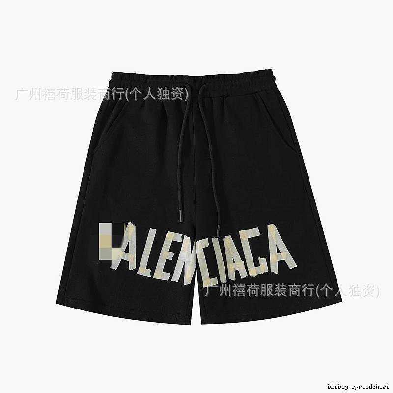 Balenciaga letter style shorts