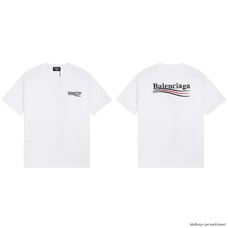 Balenciaga minimalist style white T-shirt