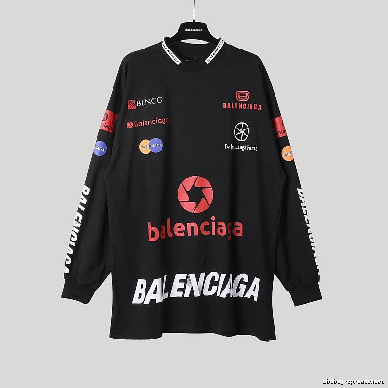 Balenciaga printed black sweatshirt