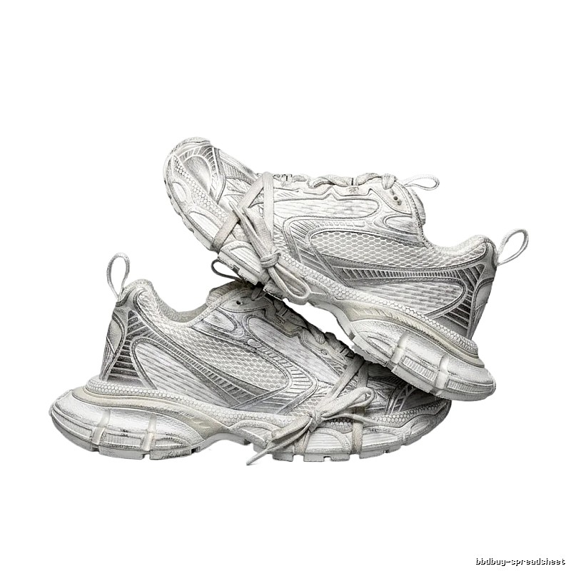 Balenciaga retro silver-gray sneakers