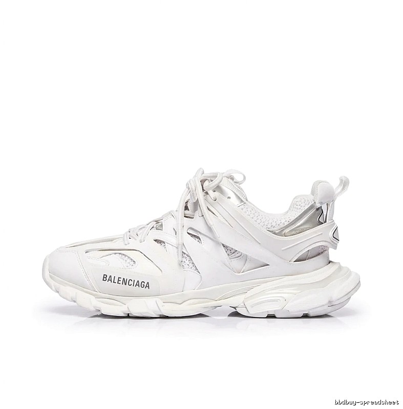 Balenciaga retro-style white shoes
