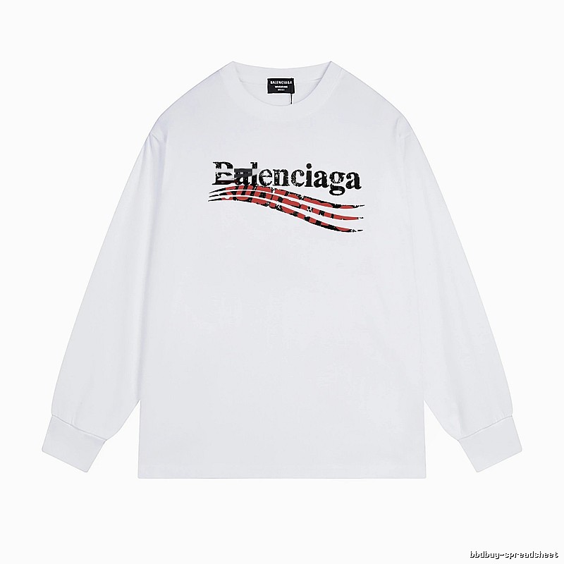 Balenciaga retro-style white T-shirt