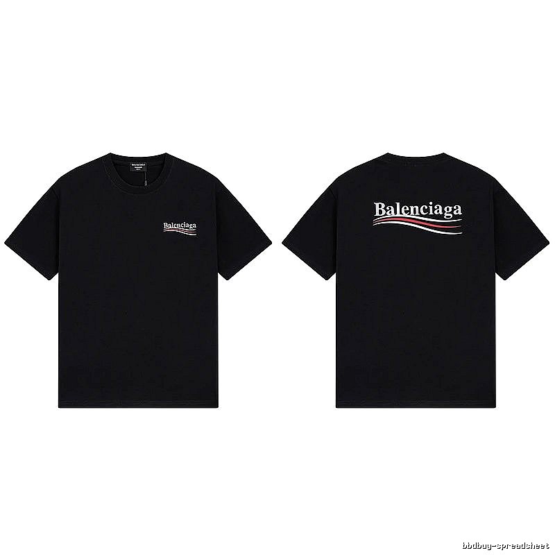 Balenciaga simple black short-sleeve