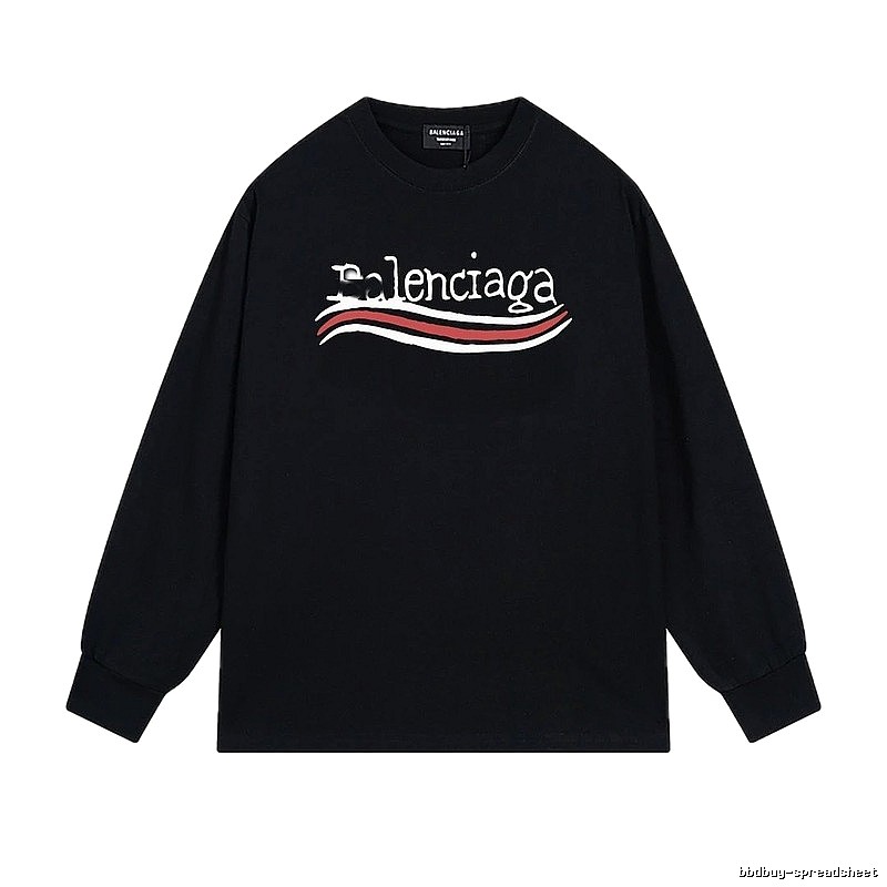Balenciaga wavy black sweatshirt