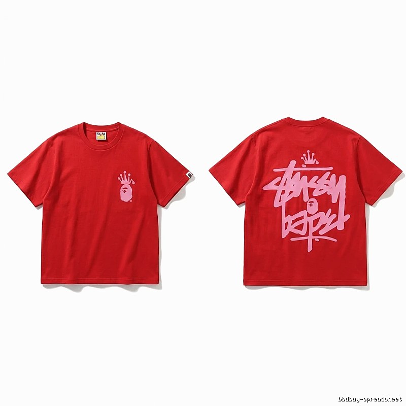 Bape Crown Graffiti Style T-shirt