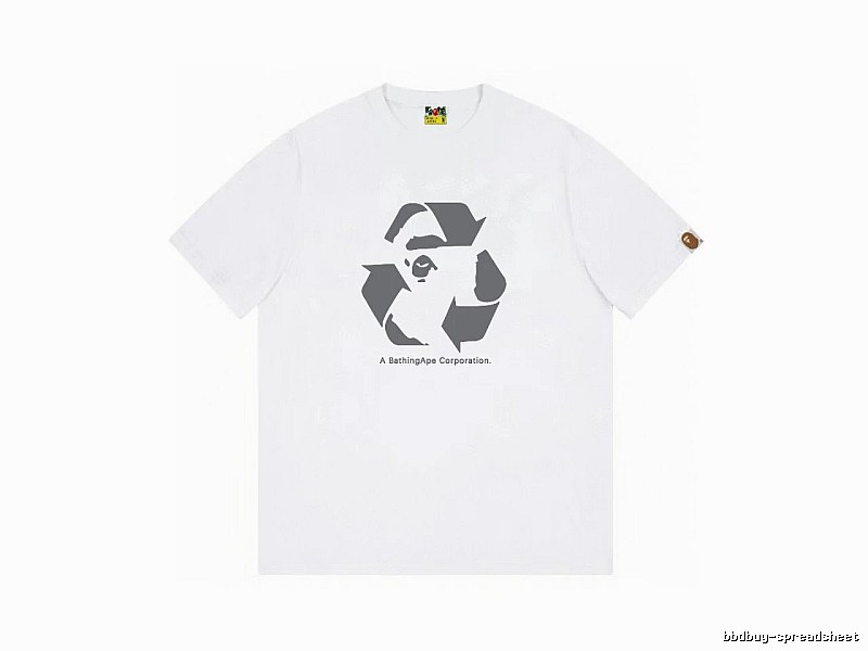 Bape Recycling Collection White T-shirt