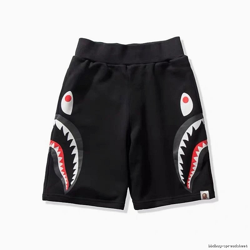 Bape Shark Series Cool Black Shorts