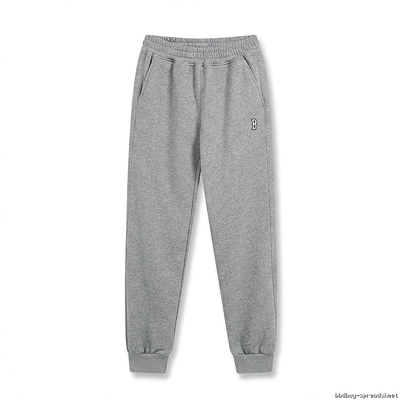 Basic style casual gray sweatpants of MLB