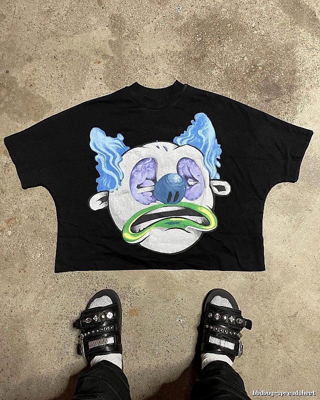 Billionaire Clown Style Black T-shirt