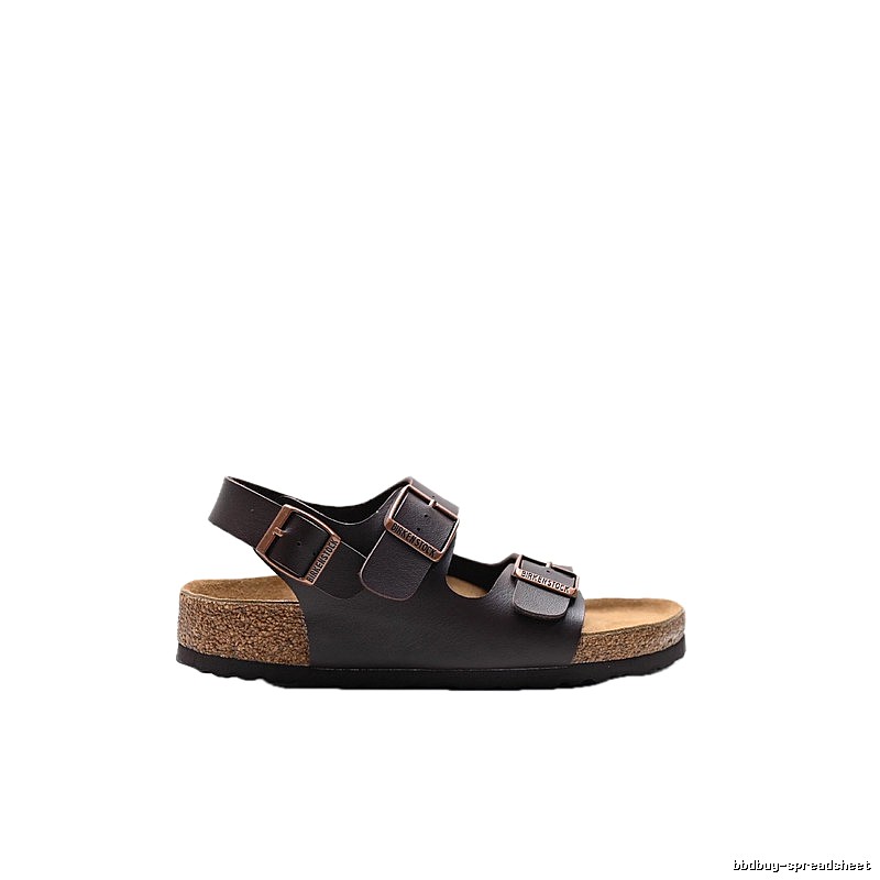 Birkenstock Vintage Casual Dark Brown Buckle Sandals