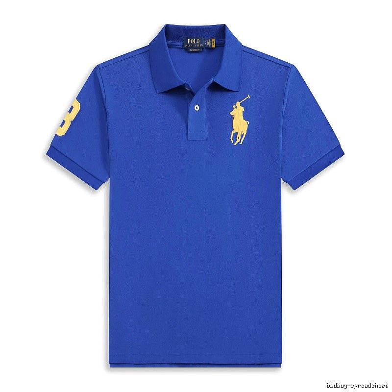 Blue polo shirts of Ralph Lauren Polo series