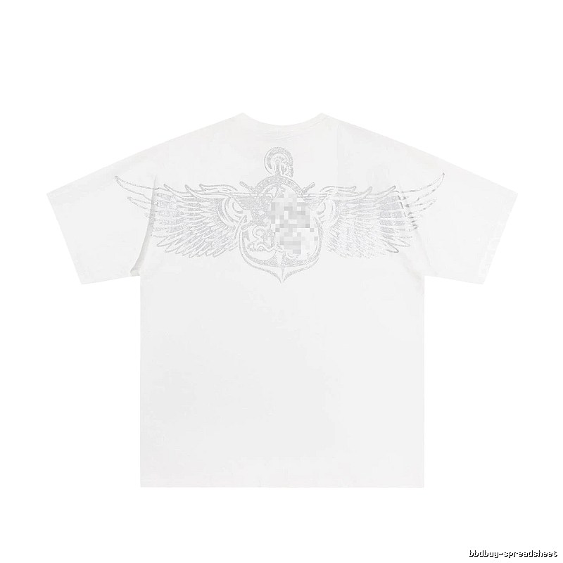 BOY Wing Print Street Style White T-Shirt