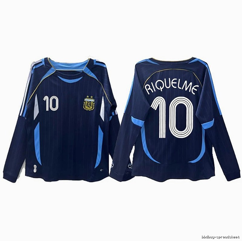 Brazil Monogram Soccer jersey Blue Brazil Football for Layered Styling