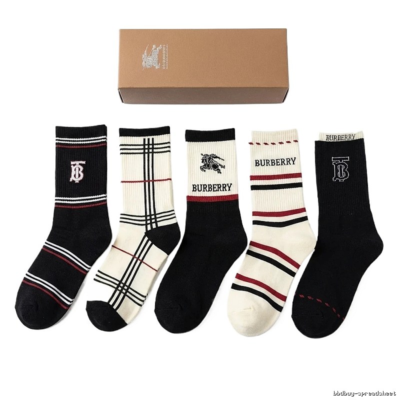 Burberry Classic Checkered British Style Socks
