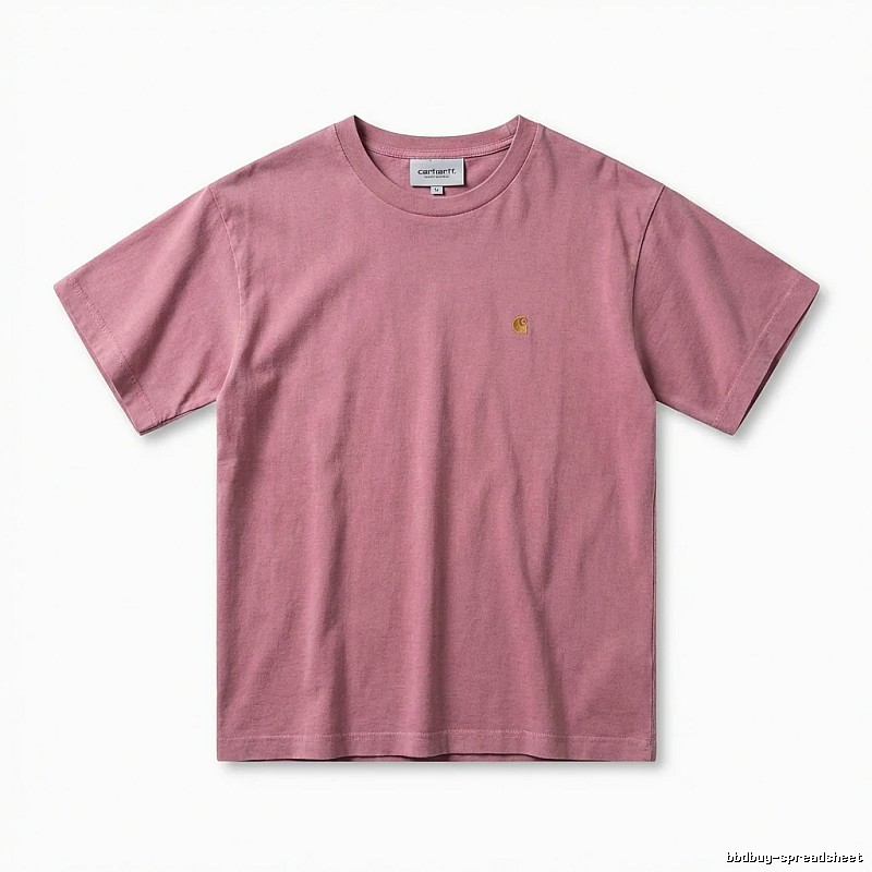 Carhartt basic simple style pink T-shirt