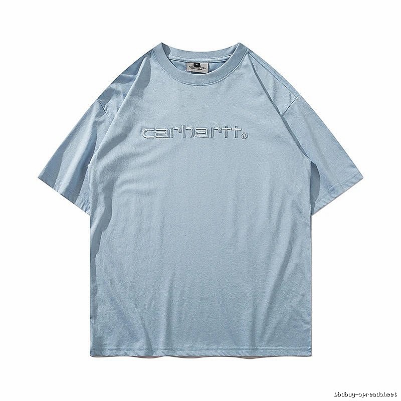 Carhartt Classic Logo T-shirt Light Blue Subtle for Daily Styling