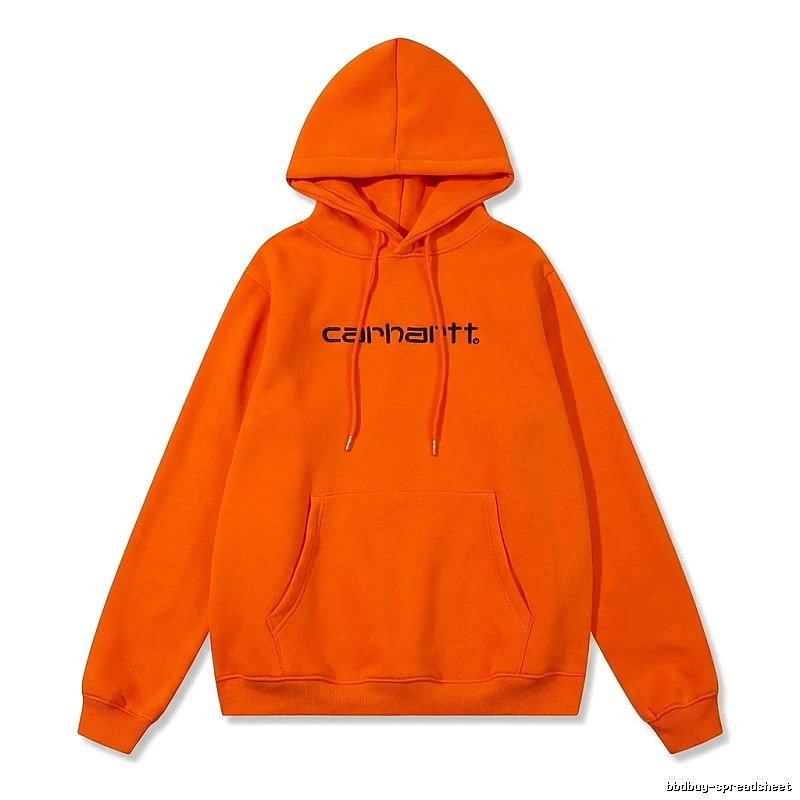 Carhartt orange minimalist style sweatshirt