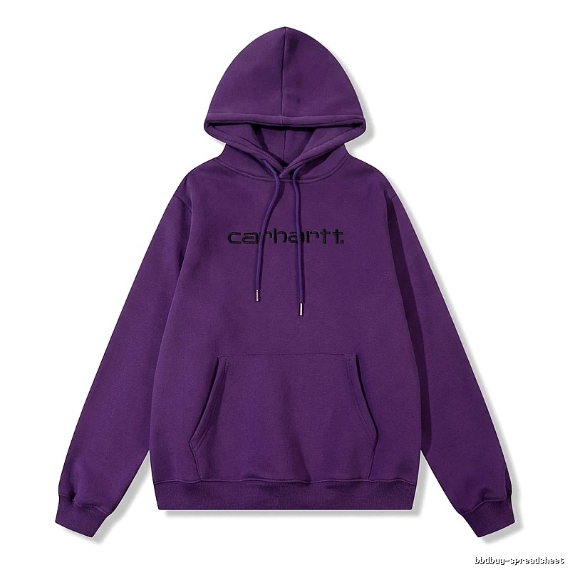 Carhartt simple-style purple sweatshirt