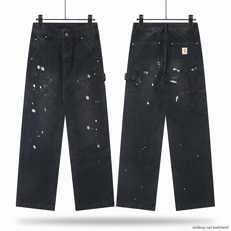 Carhartt workwear style black jeans