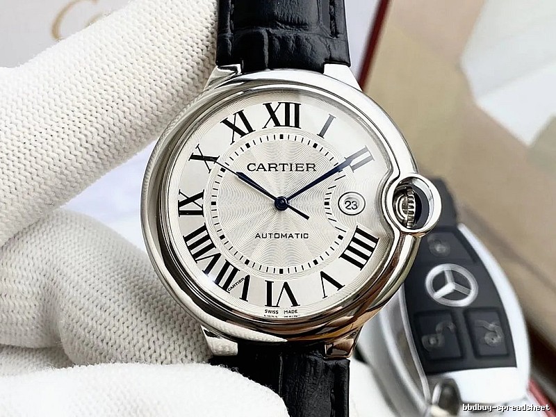 Cartier Watch with Ballon Bleu-style Watch Detail