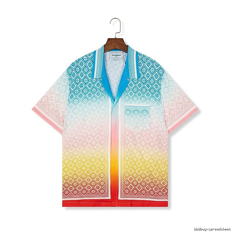 Casablanca Gradient Style Printed Shirt