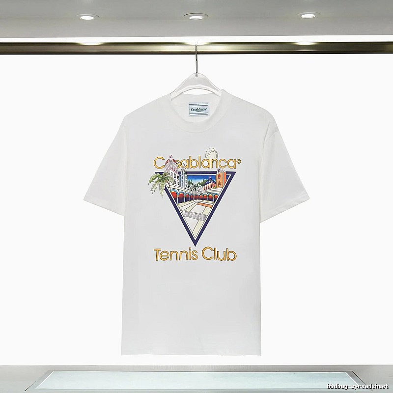 Casablanca retro style white T-shirt