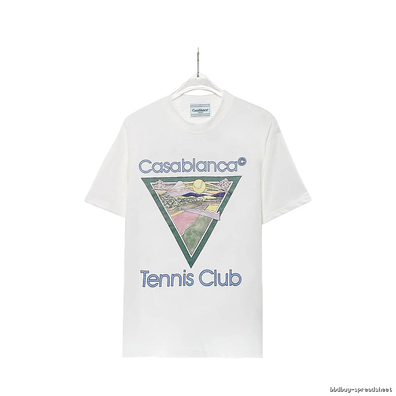 Casablanca Tennis Club Wind White T-shirt