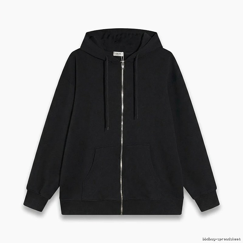 CELINE basic simple black sweatshirt