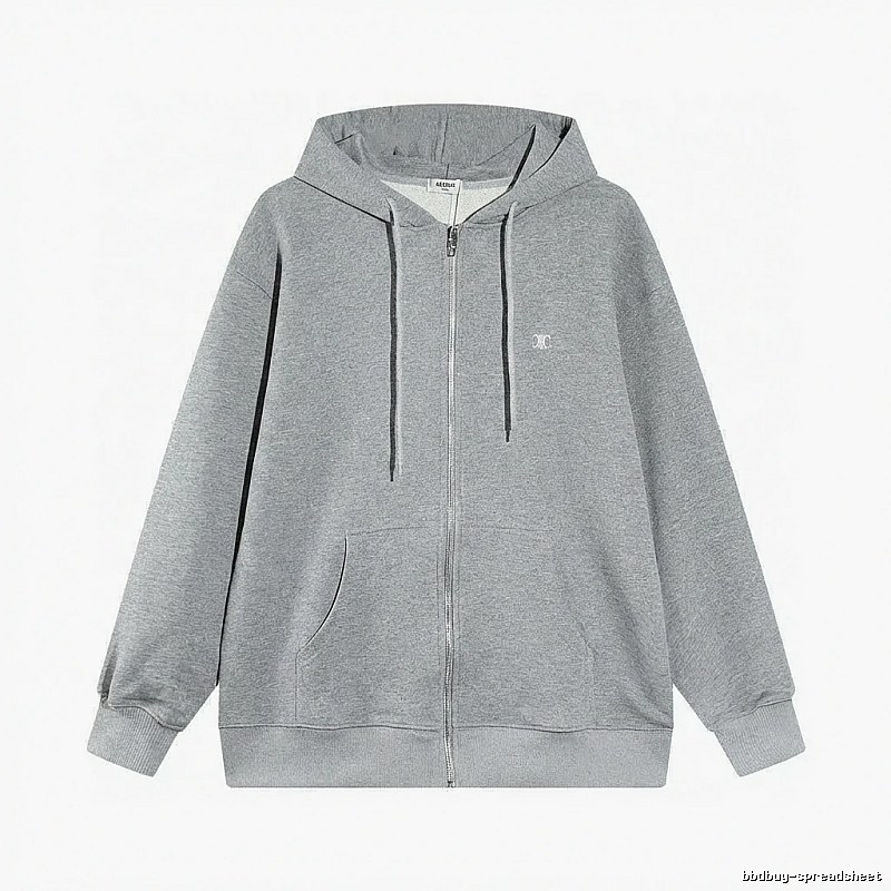 CELINE grey casual style hoodie