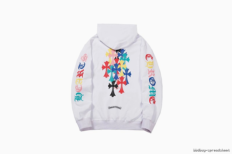Chrome Hearts 2088-39 White Cross Graphic Hoodie City Outfit