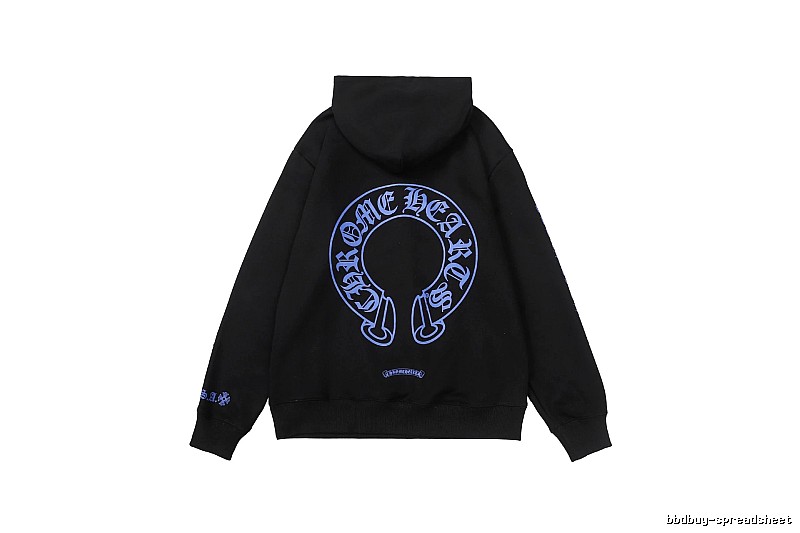 Chrome Hearts 2088-97 Black Cross Graphic Hoodie Downtown Style
