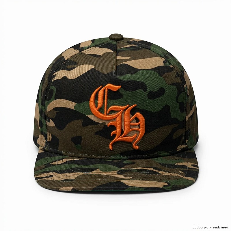Chrome Hearts Camouflage Trendy Baseball Cap