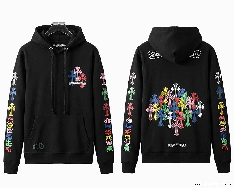 Chrome Hearts Colorful Cross Hoodie