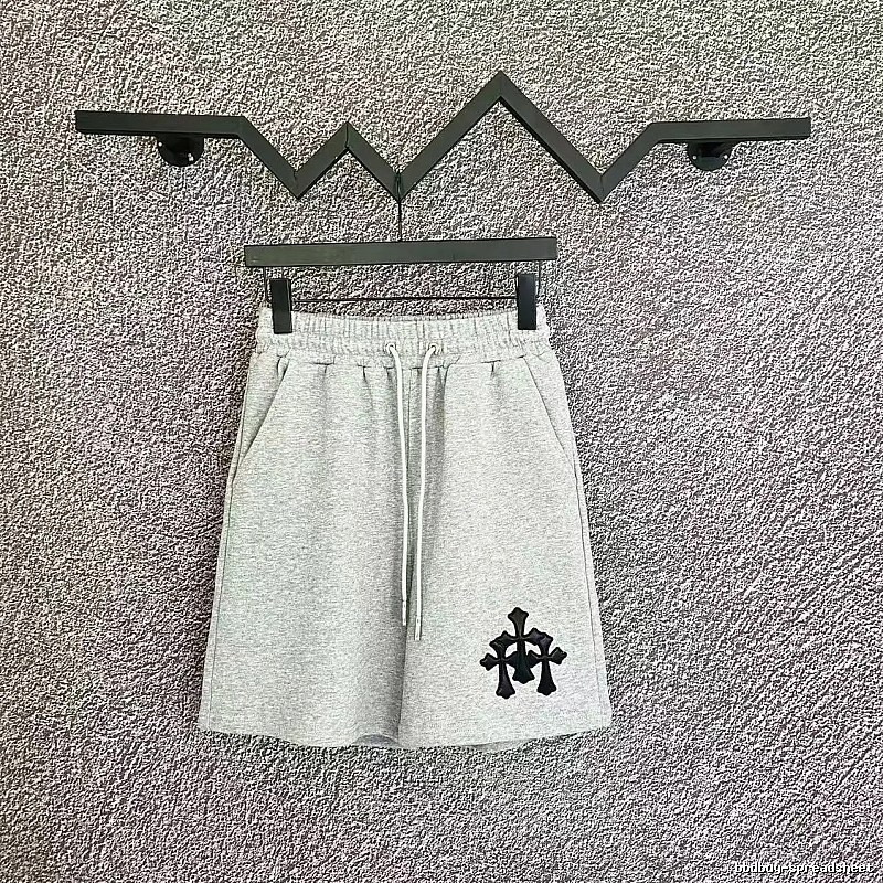 Chrome Hearts Cross Casual Style Grey Shorts