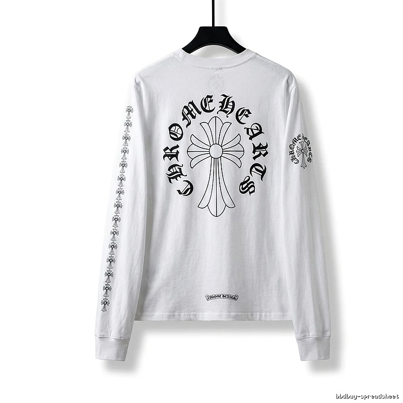 Chrome Hearts Cross Dark Style White T-shirt