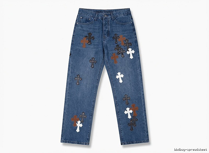Chrome Hearts Cross Denim Pants