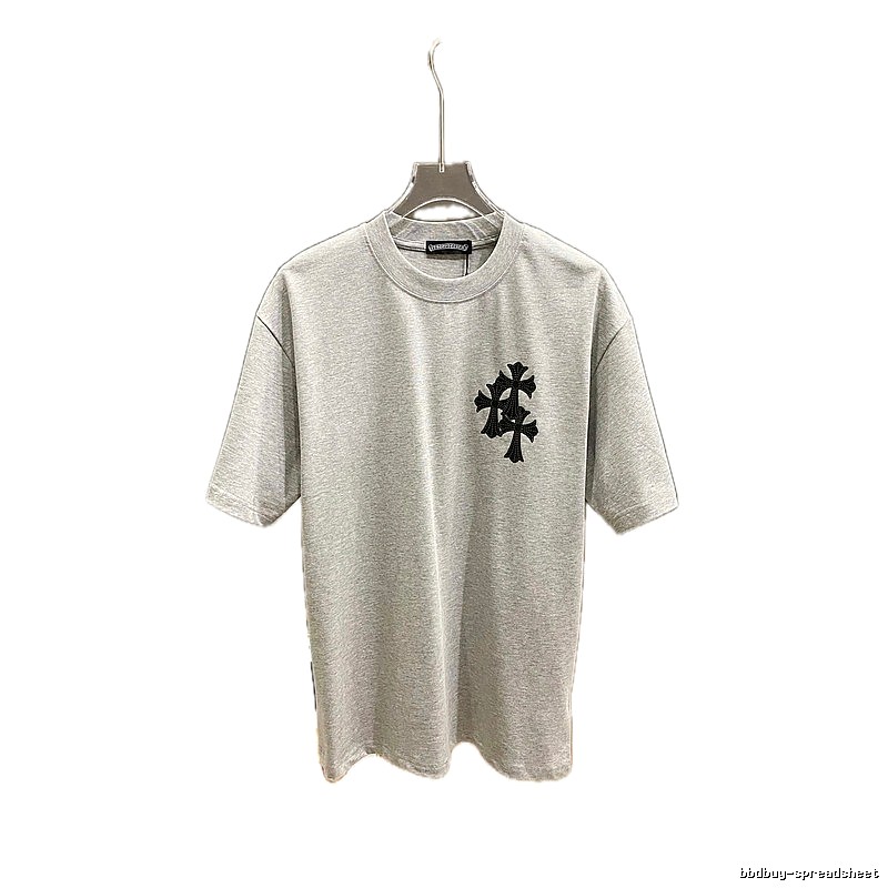 Chrome Hearts Cross Flower Grey T-shirt