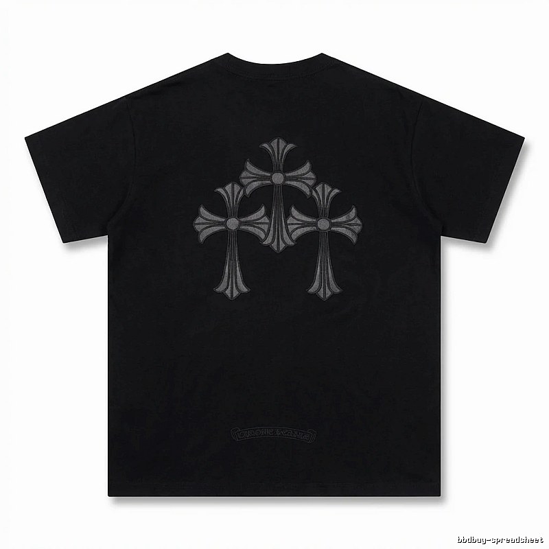 Chrome Hearts Cross Print Black T-shirt