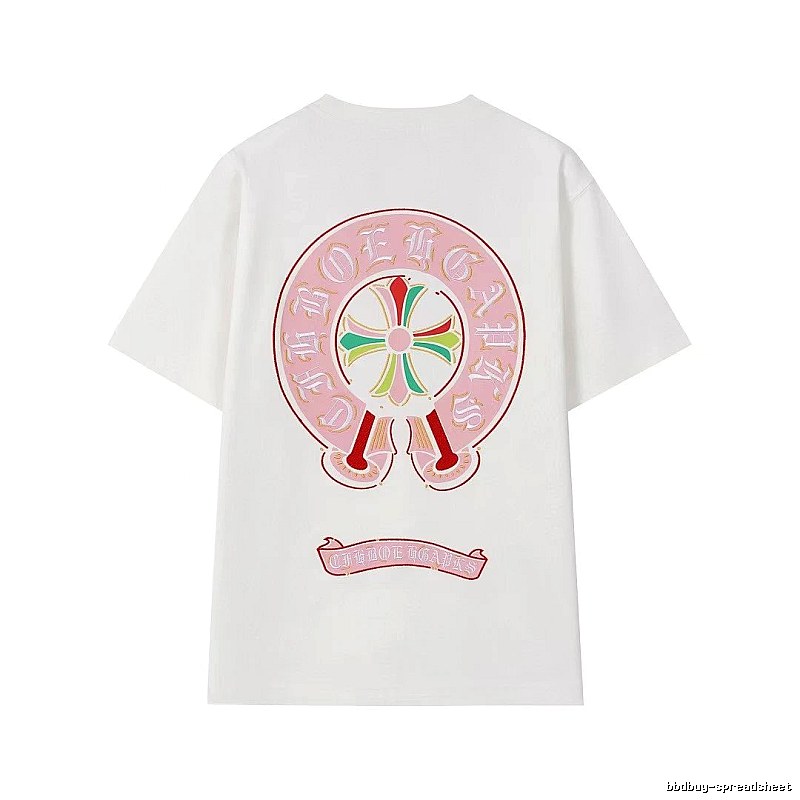 Chrome Hearts Cross Print Street Style Off-white T-Shirt