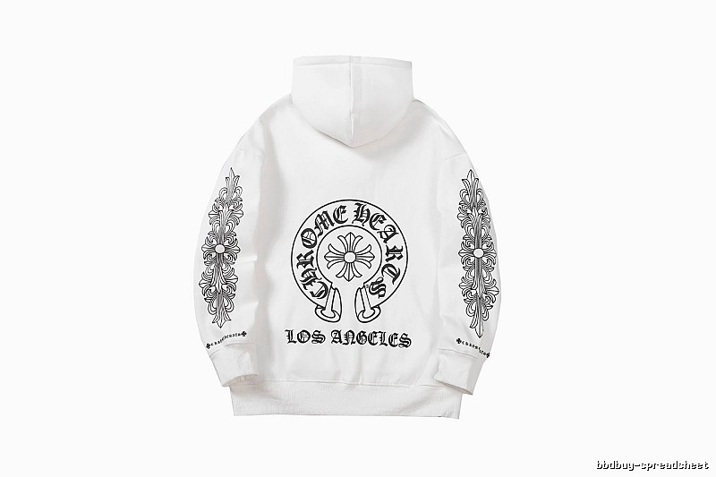 Chrome Hearts Daily Cross graphic hoodie Black Blue Cross for City Outfits