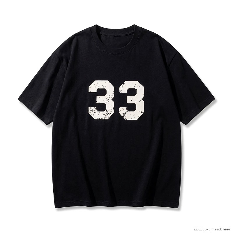 Chrome Hearts No. 33 Retro Black T-shirt
